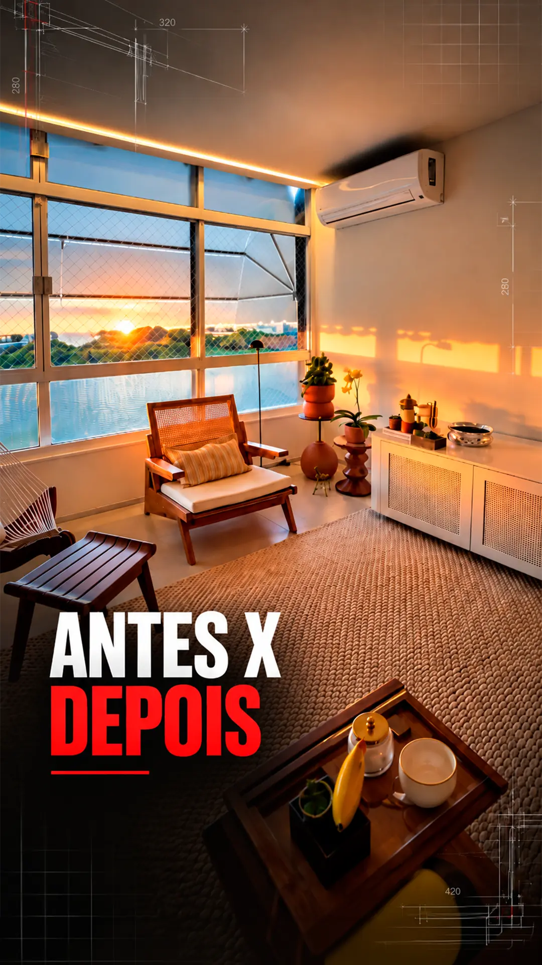 Antes x depois