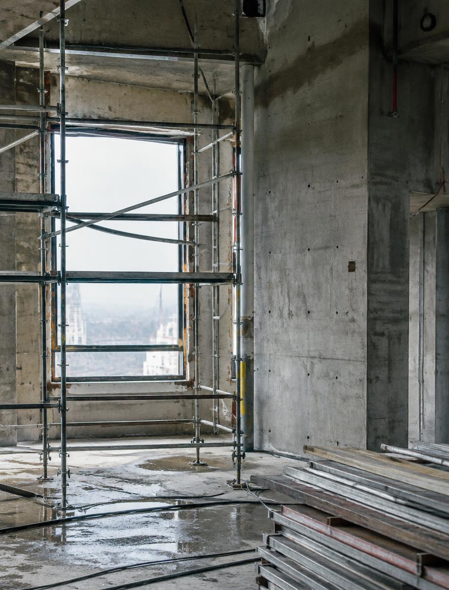 Acompanhamento técnico de obra em estrutura de concreto